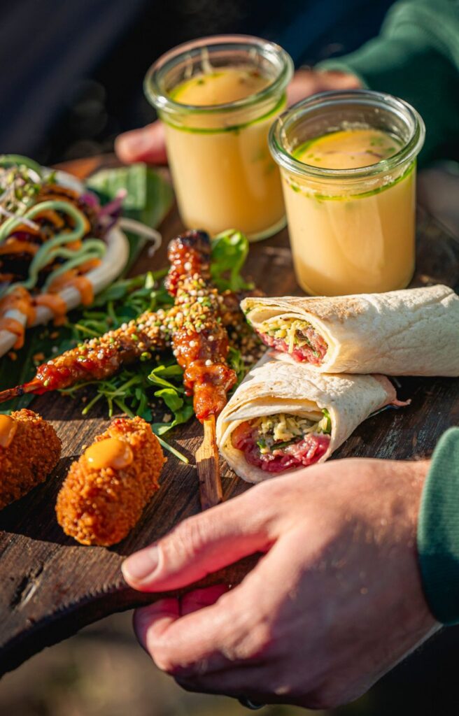 Lunch Plate gevuld met allerlei lekkers